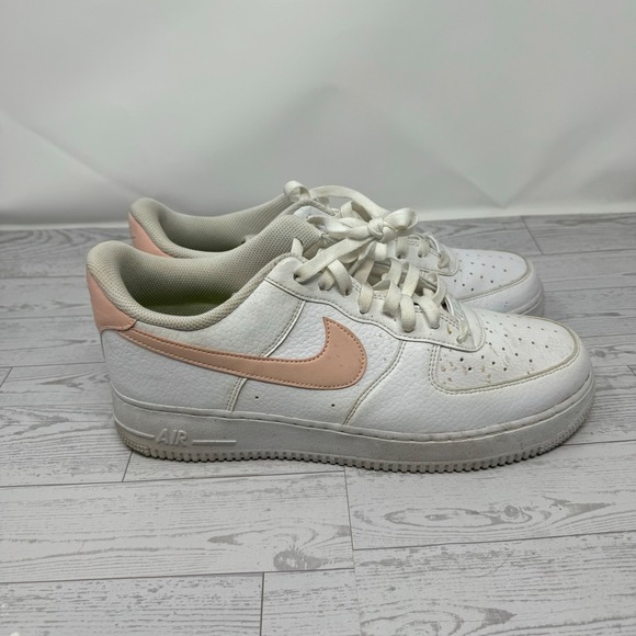 Nike Other - Nike Air Force‎ 1 Low White Pink Swoosh Youth Size 12.5 Sneakers